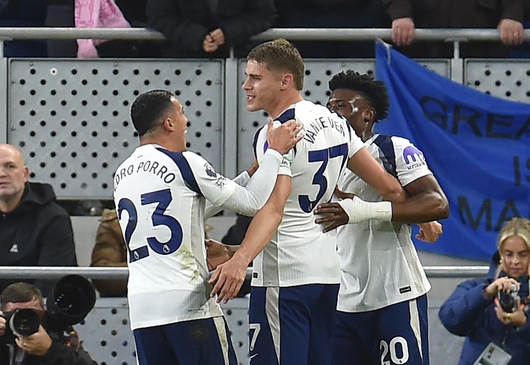 Micky van de Ven is Tottenham Hotspur's top goalscorer this Premier League season