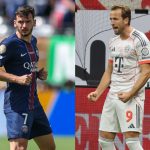 Khvicha Kvaratskhelia and Harry Kane will both look to score at Parc des Princes in the Champions League