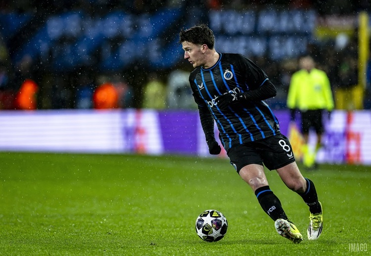 Christos Tzolis hopes to secure another goal in Club Brugge's Champions League match against Atletico Madrid